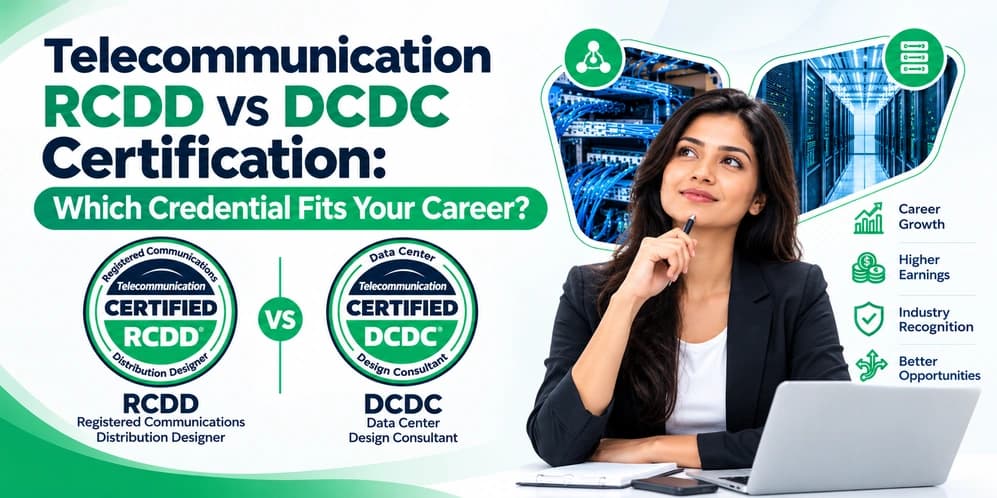 Telecommunication RCDD vs DCDC certification