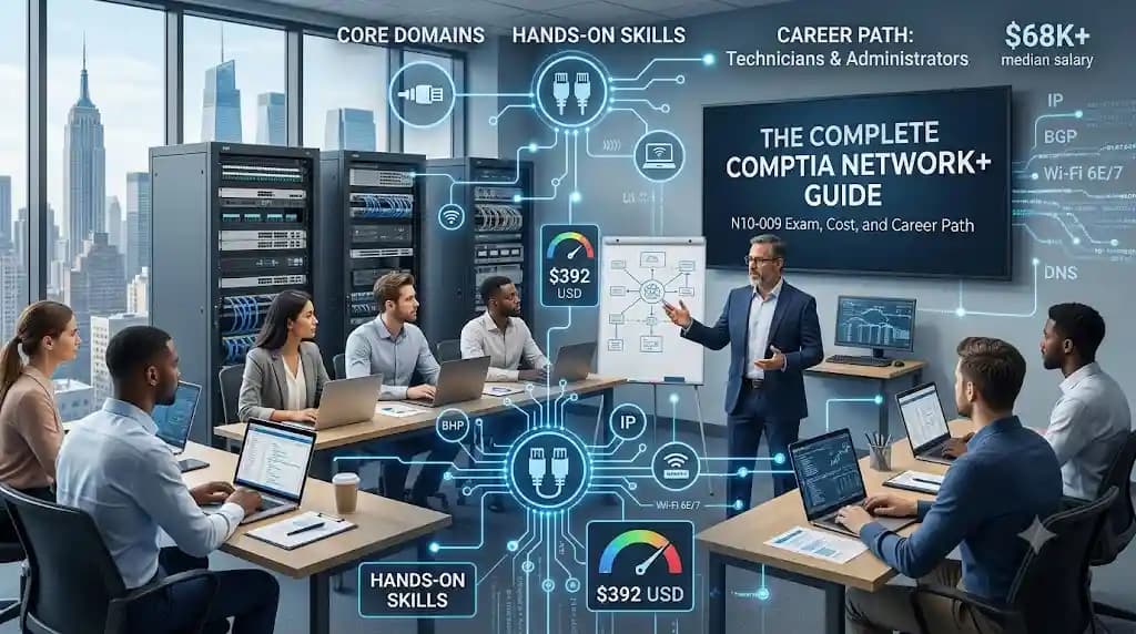 The Complete CompTIA Network+ Guide: N10-009 Exam, Cost, and Career Path