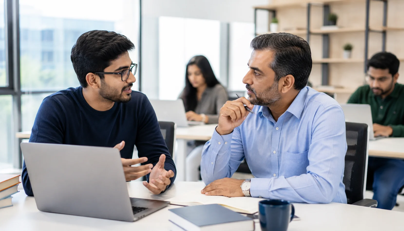 Professional discussing Salesforce Certified Platform Data Architect Certification examination cost with an expert instructor online.