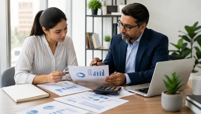 Cisco Cybersecurity Professional Certification exam cost review with budget charts, calculator, coins, laptop, and expert guidance.