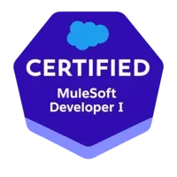 Salesforce Certified MuleSoft Developer I Certification Logo